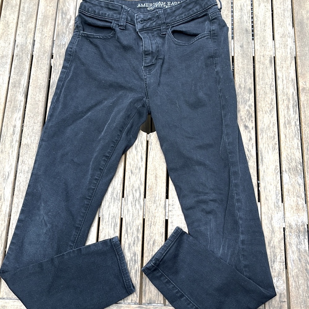 American Eagle Outfitters black high rise jeggings